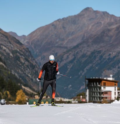 Die Trainingsloipe in Mandarfen