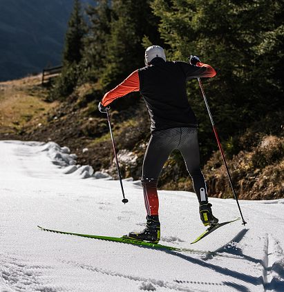 Die Trainingsloipe in Mandarfen