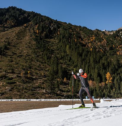 Die Trainingsloipe in Mandarfen