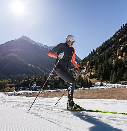 Die Trainingsloipe in Mandarfen