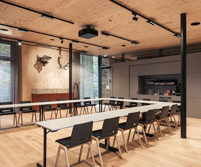 Der Seminarraum im Haus Weidtblick