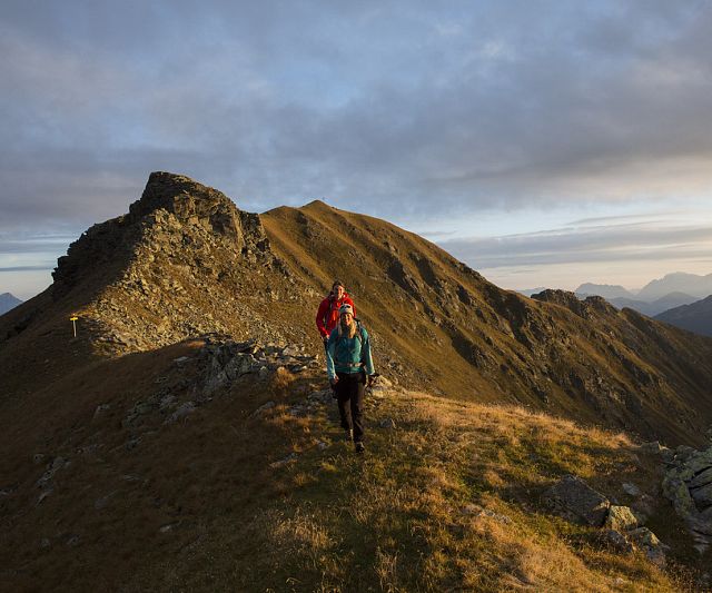 Herbst und Sonnenaufgang besser geht es nicht. Ein unbeschbreibliches Wandererlebnis im Pitztal.