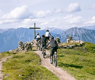 Mountainbiken am Hochzeiger - Steinbocktrail