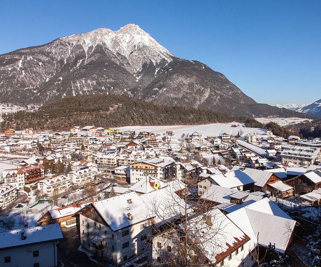Ortsansicht Winter Arzl im Pitztal