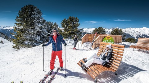 Relaxpoints im Hochzeiger Skigebiet