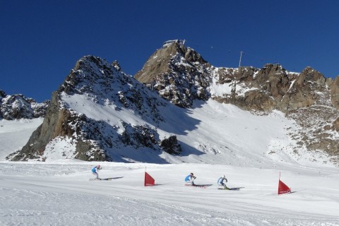 Ski and Snowboard Cross at Pitztal Glacier 