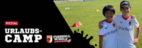 Feriencamp der Fussballschule FC Augsburg im Pitztal