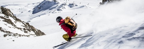 Downhill skiing variants close to the ski slopes of Pitztal's ski resorts